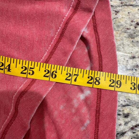 Free People We The Free Red Arcadia Henley Top Size Large - Picture 3 of 9
